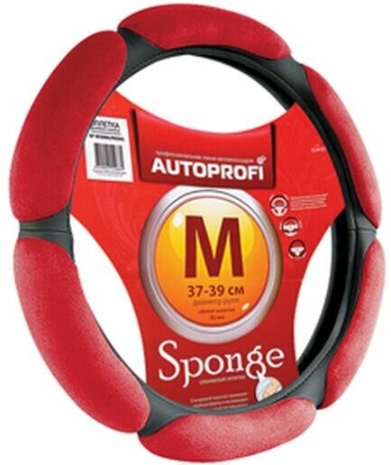 Оплетка/чехол AUTOPROFI SP-5026 BK/RD (M)