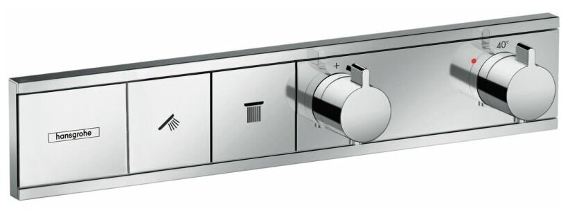 Смеситель для ванны Hansgrohe RainSelect 15380000 (внешняя монтажная часть)