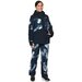 Комплект с полукомбинезоном RAIDPOINT, зимний, карман для ски-пасса, капюшон, водонепроницаемый, размер 48, синий