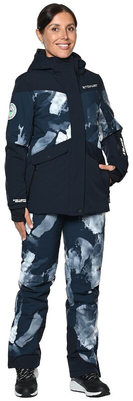 Комплект с полукомбинезоном RAIDPOINT, зимний, карман для ски-пасса, капюшон, водонепроницаемый