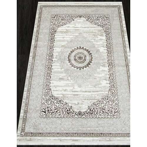 Ковер Q012A - BROWN FDYCREAM SHRINK - Прямоугольник - коллекция ALFANI 300x500 16100₽