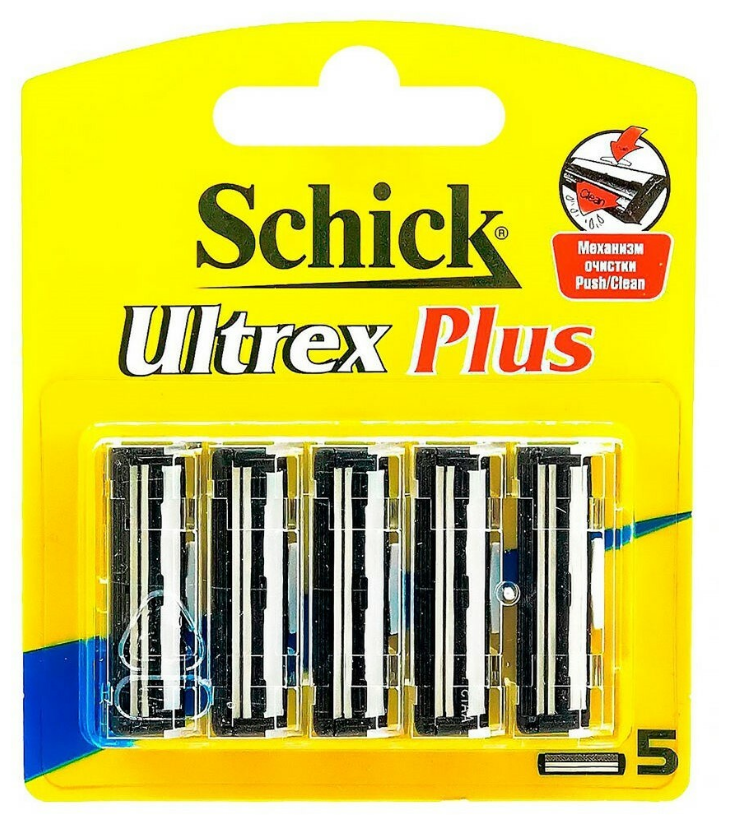 Сменные лезвия Schick Ultrex Plus 5 шт.