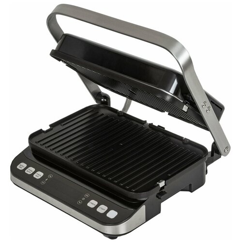 Гриль электрический JVC со съемными антипригарными панелями 3 типа нагрева верх низ низверх регулировка температуры и времени 2000 Вт 1157000₽