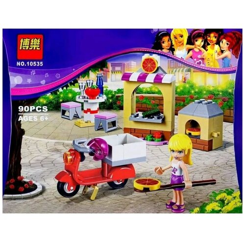 Конструктор/ Френдс/ Подружки/ Доставка пиццы/ 90 деталей/ 10535