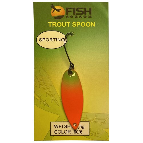 фото Блесна форелевая fish season sporting, 3,5g цвет-6 , крючок-kumho