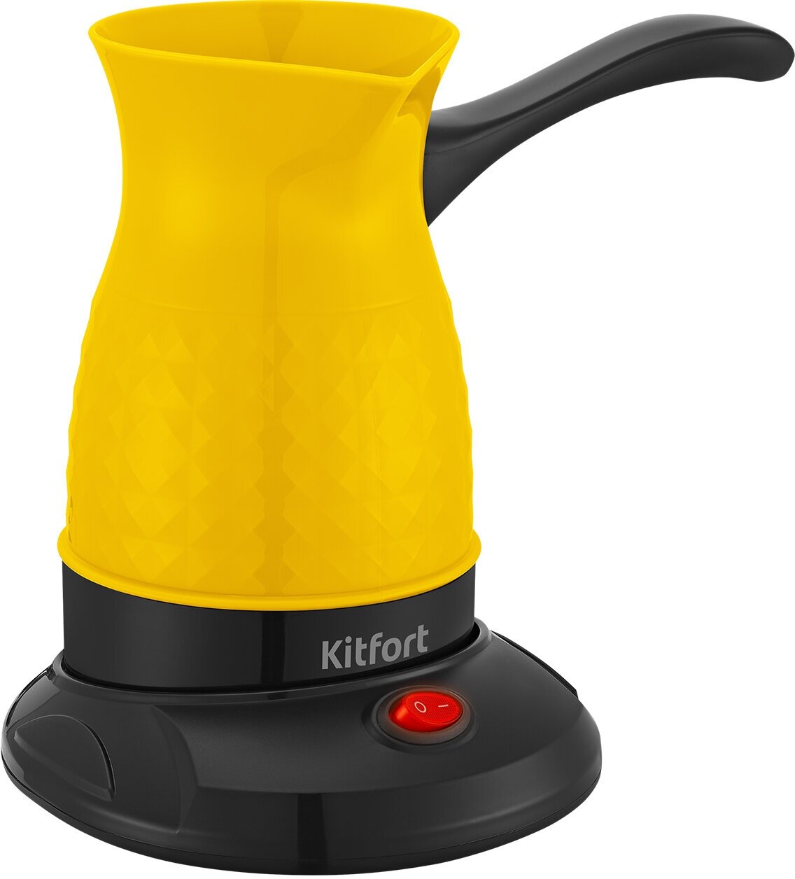 Электрическая турка Kitfort КТ-7130-1 черно-желтый