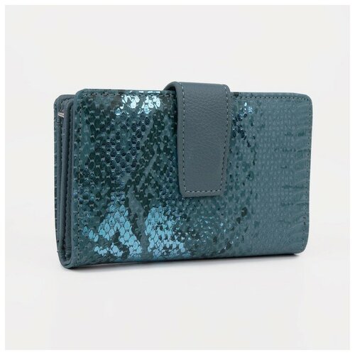 фото Кошелёк на магните, цвет синий dreammart