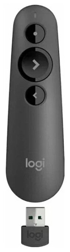 Презентер Logitech R500s Laser Presentation Remote Graphite (910-005843/910-006527)