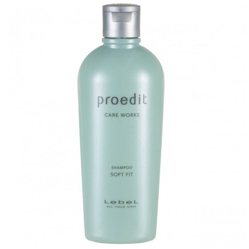 Lebel Proedit Soft Fit Shampoo - Увлажняющий шампунь для жестких и непослушных волос 300 мл