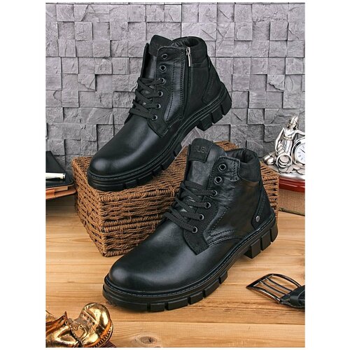 фото Ботинки зимние на меху stilus 073m чер.-bads 43 fortuna classik