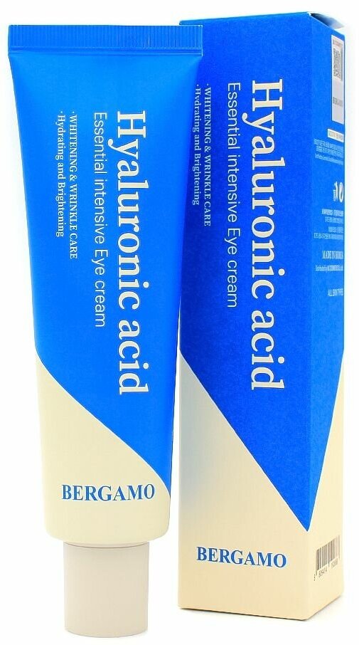 Крем для век с гиалуроновой кислотой Bergamo Hyaluronic Acid Essential Intensive Eye Cream