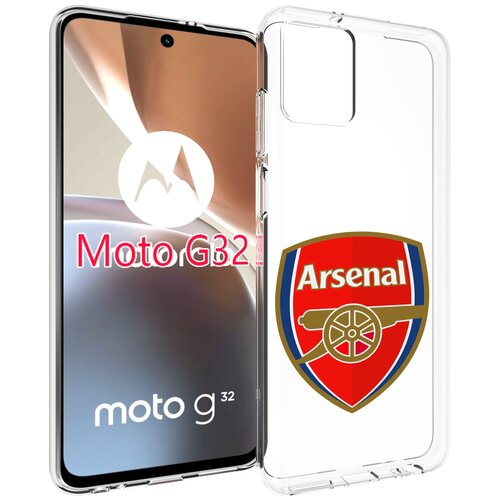 Чехол MyPads фк-арсенал-2 для Motorola Moto G32 задняя-панель-накладка-бампер
