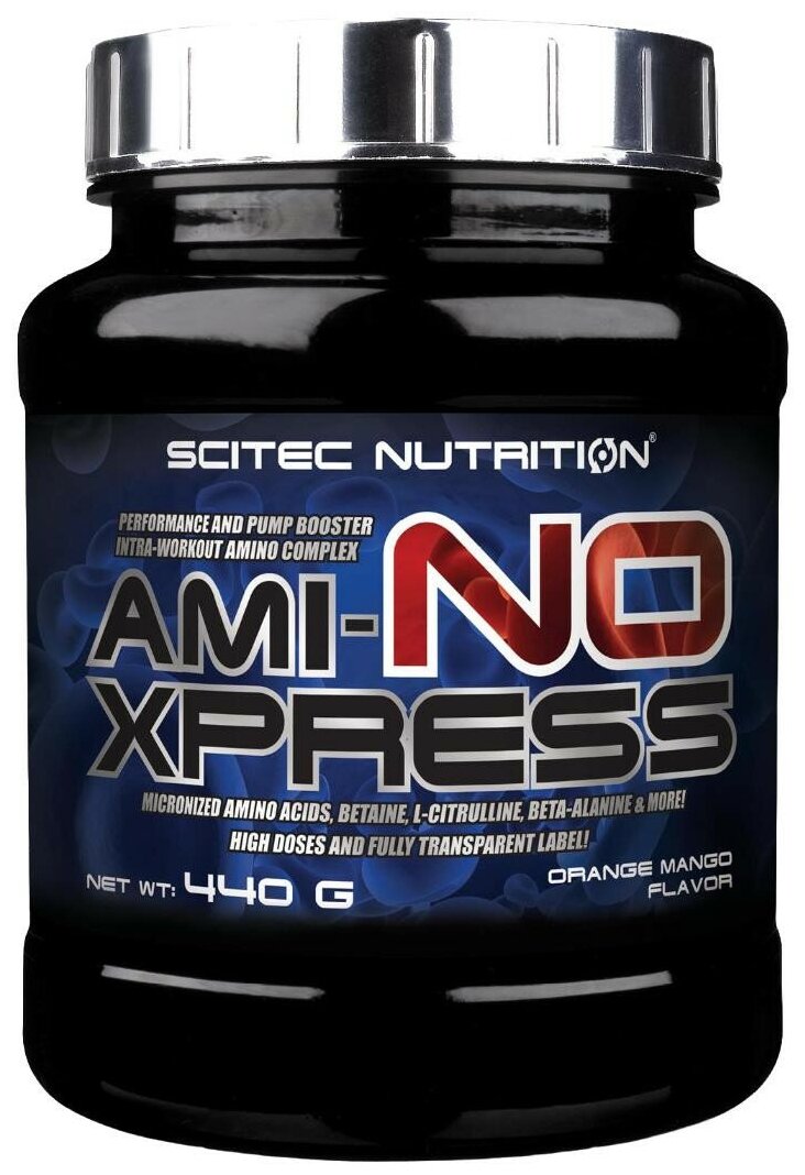 Аминокислотный комплекс Scitec Nutrition AMI-NO Xpress, апельсин-манго, 440 гр.