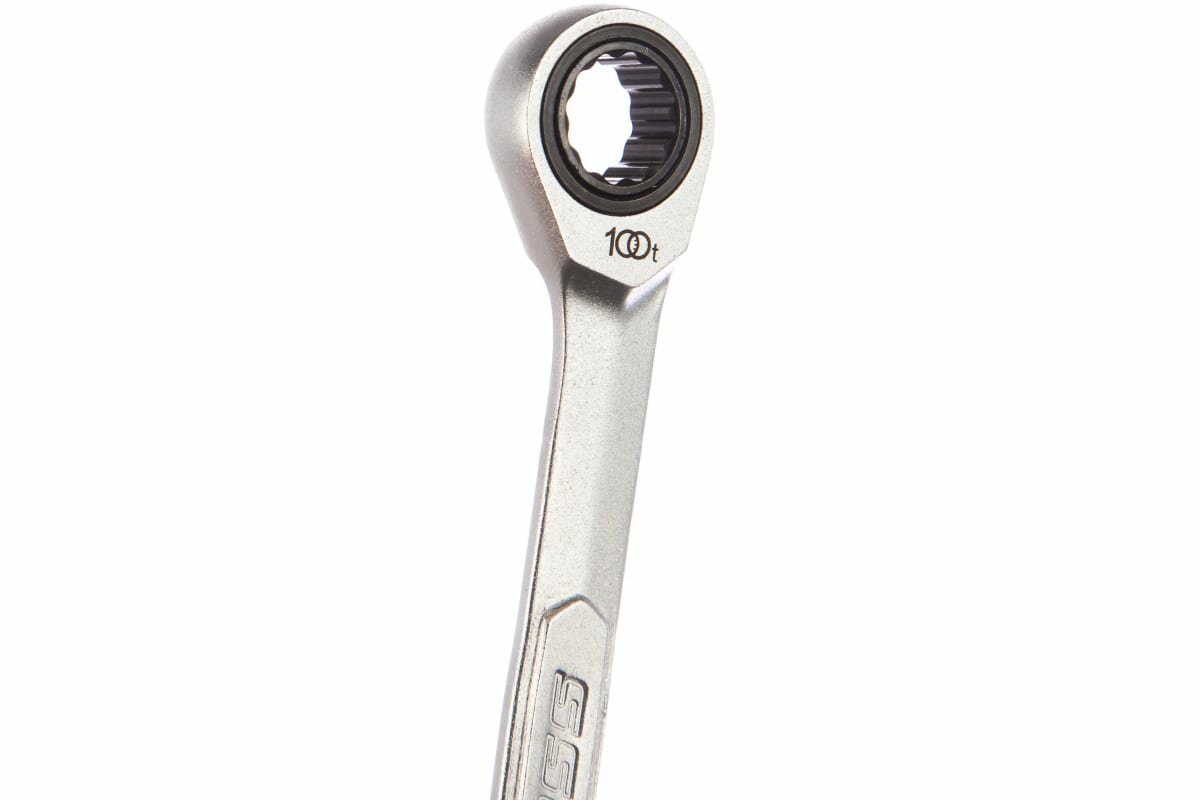 Комбинированный трещоточный ключ GROSS 12 мм - фото №12