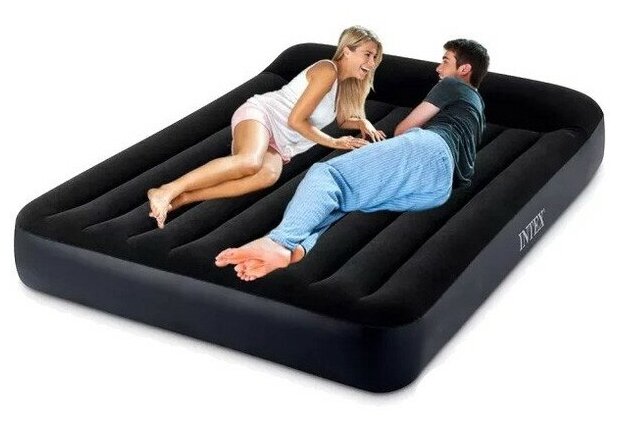 Матрас надувной INTEX Dura-Beam Classic Pillow Rest, 2030х1520 мм, высота 250мм [64143] - фото №15