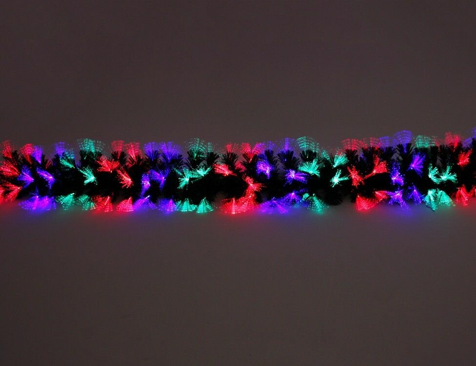 Edelman, Luca, Оптиковолоконная гирлянда зимняя радуга, зелёная, разноцветные светодиоды, 200 см 1051987