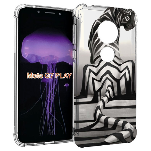 Чехол MyPads Fantastic Beasts by Jade Mere для Motorola Moto G7 Play задняя-панель-накладка-бампер