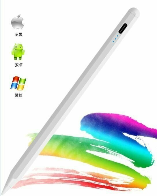 Стилус-перо-ручка Stylus Pencil Y7/ Универсальный перо для телефона и планшета iPad, Android, Windows, белая — фото 8