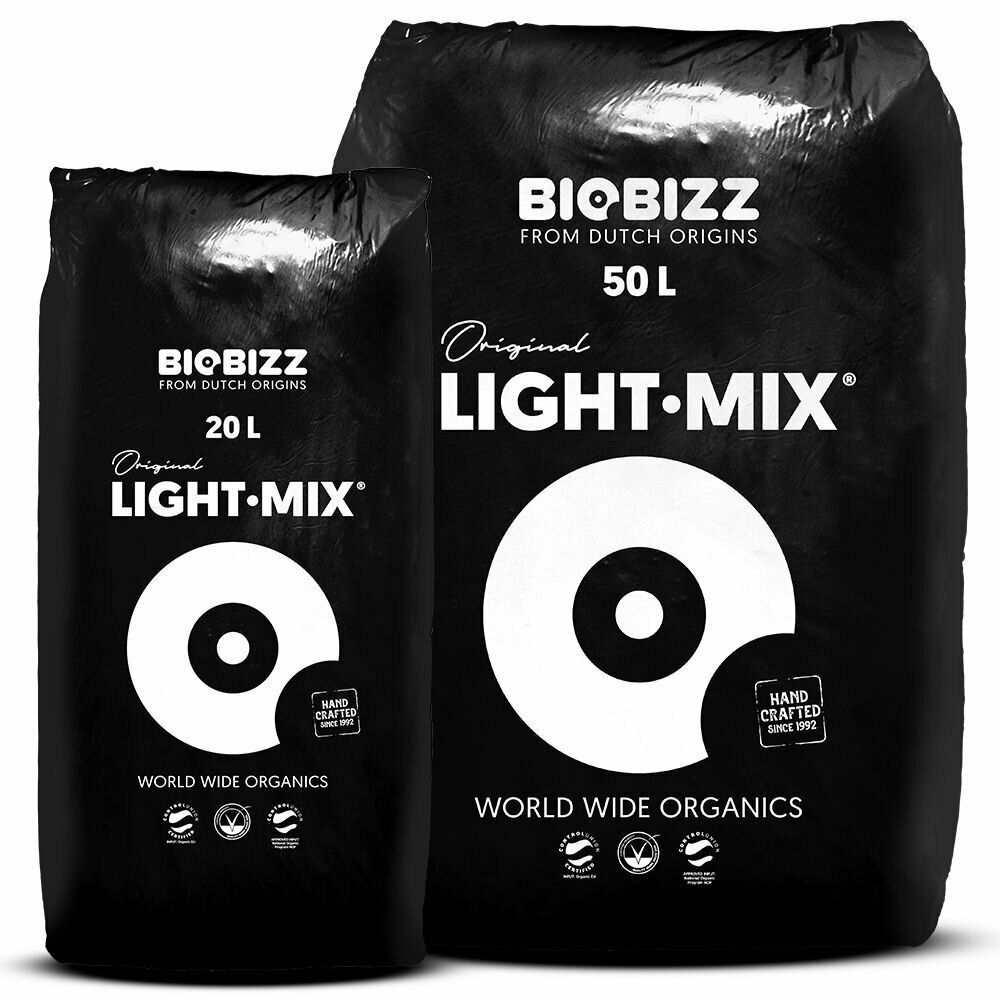 Субстрат грунт BioBizz Light-Mix 50 л - фотография № 4