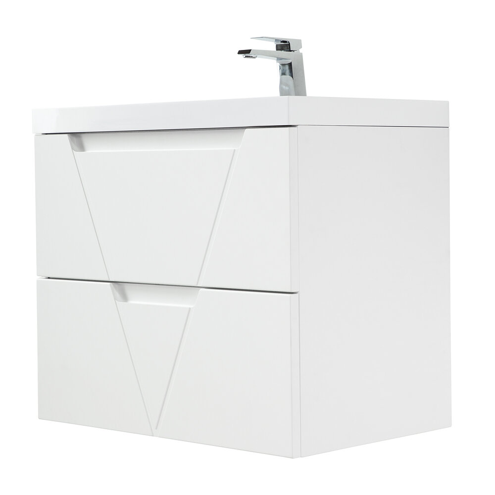Тумба под раковину BelBagno Vittoria 700-2C-SO-BL-P Bianco Lucido - фото №9