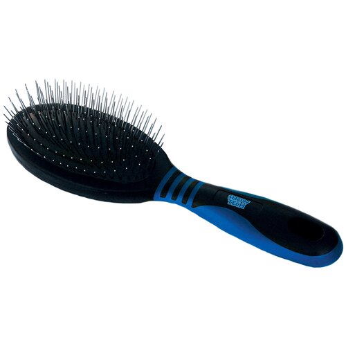 SHOW TECH Pin brush щетка массажная с прорезиненной ручкой, с длинными шпильками 2,5 см