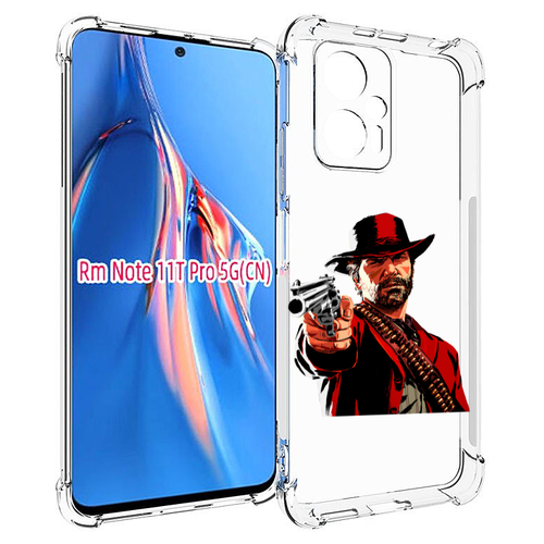 Чехол MyPads Red-Dead-Redemption-2-РДР-2 для Xiaomi Redmi Note 11T Pro / 11T Pro Plus / Poco X4 GT задняя-панель-накладка-бампер чехол mypads skoda шкода 2 для xiaomi redmi note 11t pro 11t pro plus poco x4 gt задняя панель накладка бампер