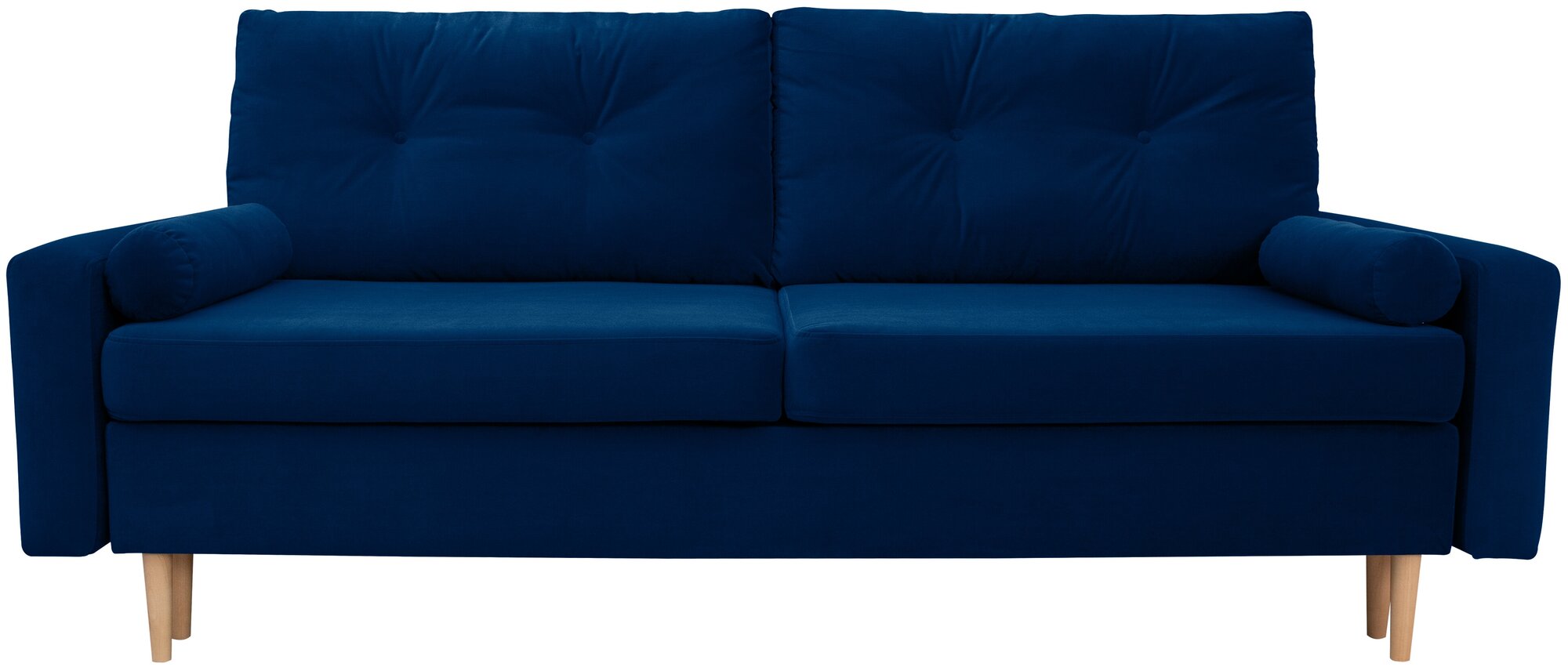 Диван-кровать Сканди синий, механизм Тик-так, 220х97х92 см
