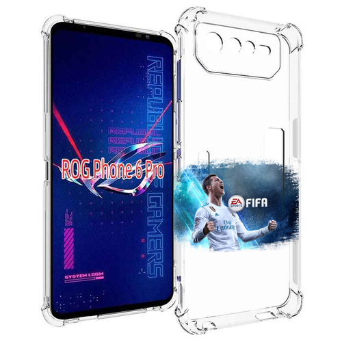 Чехол MyPads FiFA логотип для Asus ROG Phone 6 Pro задняя-панель-накладка-бампер чехол mypads fifa логотип для asus rog phone 6 pro задняя панель накладка бампер