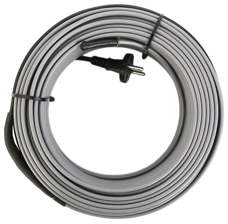 Греющий кабель на трубу саморегулирующийся 1м 16Вт / для водопровода / для водостока / обогрев труб - фотография № 3