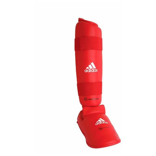 Защита голени и стопы adidas Wkf Shin & Removable Foot красная M