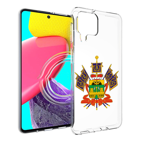 Чехол MyPads герб-краснодарский-край для Samsung Galaxy M53 (SM-M536) задняя-панель-накладка-бампер чехол mypads герб флаг дагестана для samsung galaxy m53 sm m536 задняя панель накладка бампер