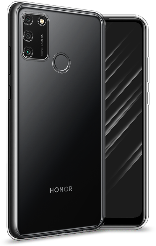 Силиконовый чехол на Honor 9A / Хонор 9А, прозрачный