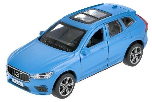 Машинка металлическая Технопарк VOLVO XC60 R-DESIGN 12см матовый синий XC60-12FIL-BU