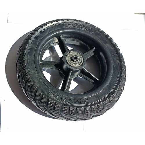 фото Колесо заднее для электросамоката kugoo s3 улучшенное уралрезина