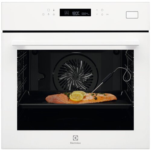 Электрический духовой шкаф Electrolux SteamBoost EOB 7S31V, белый духовой шкаф electrolux oef3h70tx цвет silver