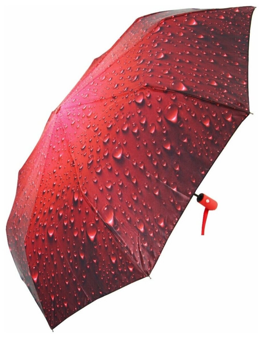 Женский складной зонт Rain-Brella 183/бордовый