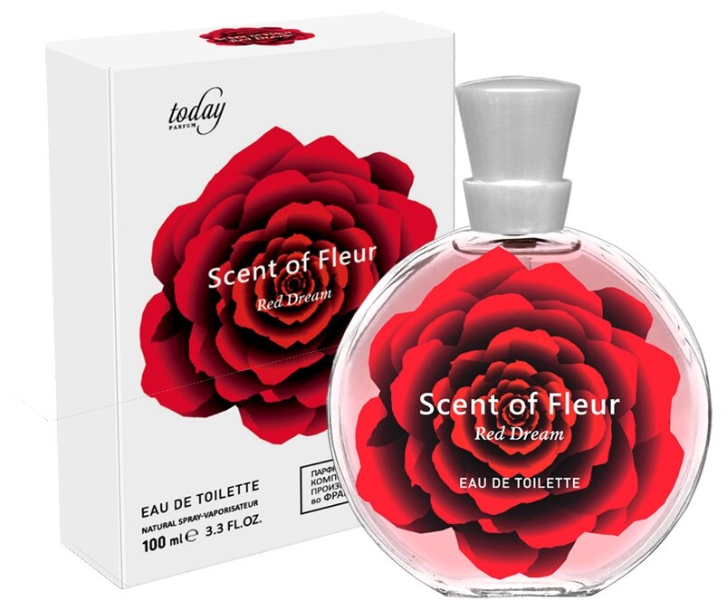 Туалетная вода женская 100 мл, Scent of Fleur Red Dream Сент оф Флёр Ред Дрим