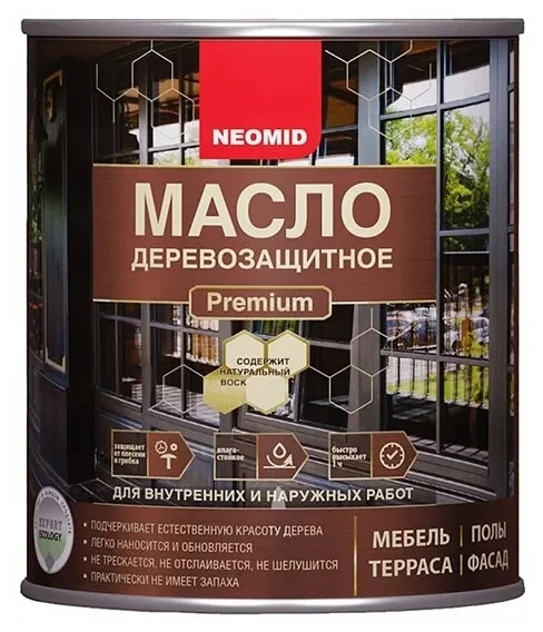 NEOMID PREMIUM Масло деревозащитное тик (2л)