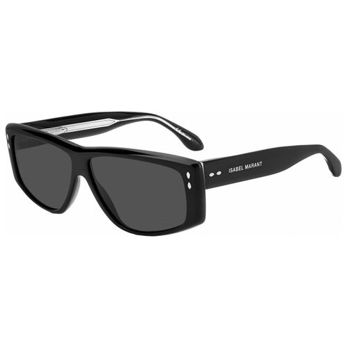 фото Солнцезащитные очки isabel marant, прямоугольные, оправа: пластик, с защитой от уф, для женщин, черный