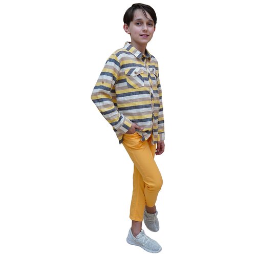 Комплект одежды MIDIMOD GOLD, размер 116-122, желтый комплект одежды размер 18 116 122 желтый синий