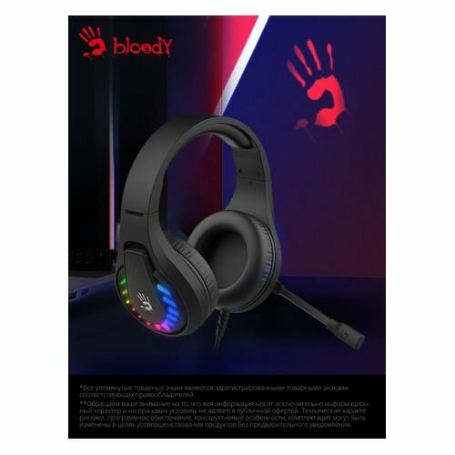 Гарнитура игровая A4Tech Bloody G230, черный (g230) - фото №16
