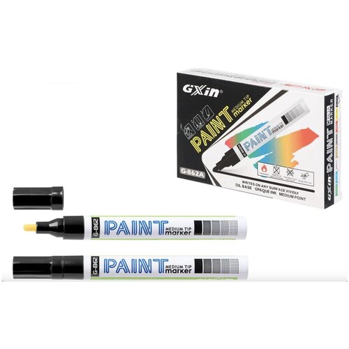 Крепком Basir Маркер краска G 862A black ( 2 шт)