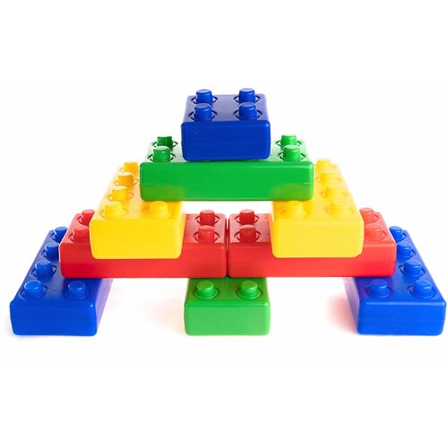 Кубики пластмастер 14044 Стена (12 дет.) конструктор lego games 3836 волшебник 108 дет