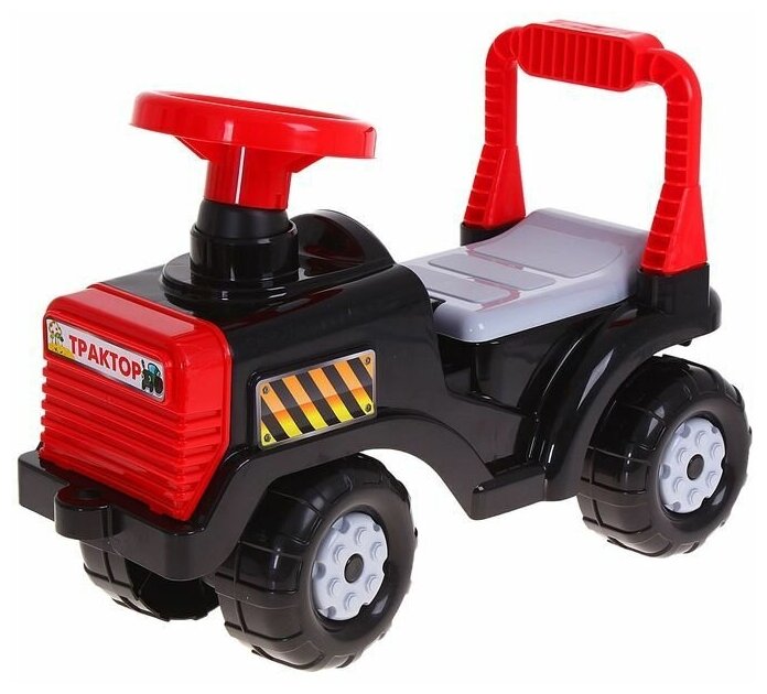 Машинка детская "Трактор", цвет чёрный