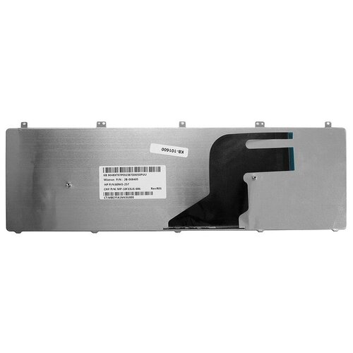 Клавиатура для ноутбука Asus N55 N55S N75 N75S X5QS Series Плоский Enter Серебристая без рамки PN AENJ5700030 1010₽