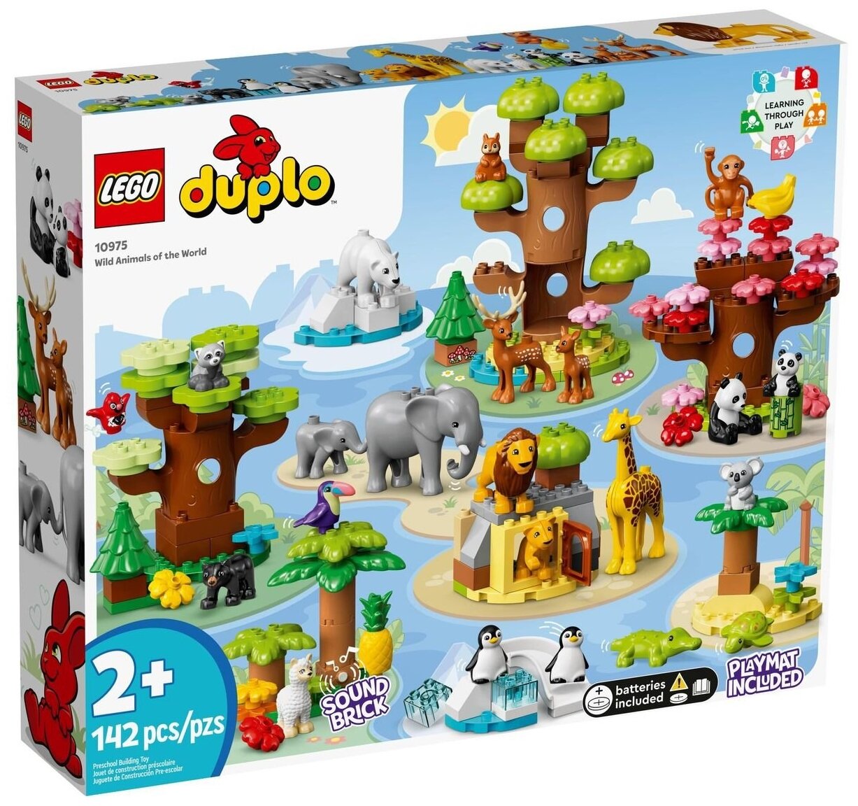 Конструктор LEGO Duplo 10975 Дикие животные мира