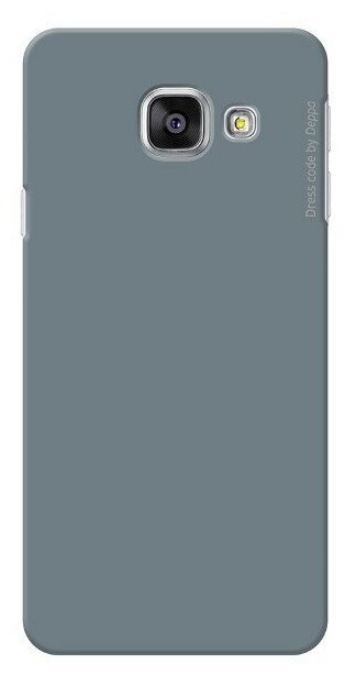 Чехол-крышка Deppa для Samsung Galaxy A3 (2016), пластик, серый - фото №1