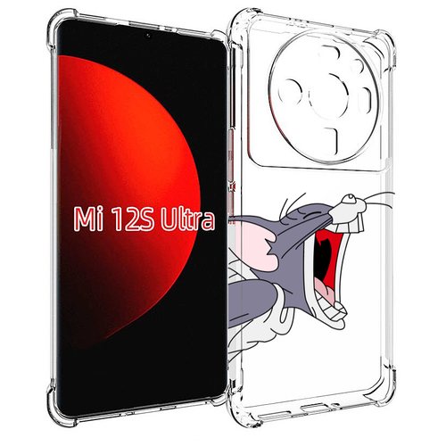 Чехол MyPads том-голодный для Xiaomi 12S Ultra задняя-панель-накладка-бампер
