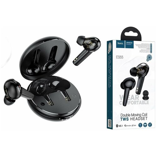 Наушники внутриканальные HOCO ES55 Songful TWS Bluetooth цвет чёрный 274100₽