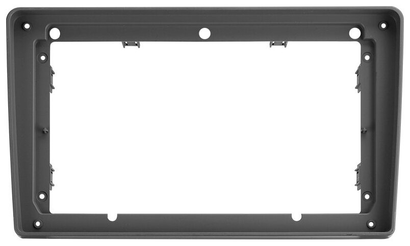 Рамка переходная для магнитолы 9.0" (цв.Серый) на GAZ Gazelle Next 2013-2021